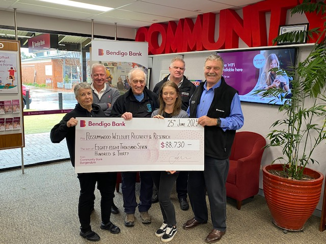 Big Boost to Possumwood’s Wildlife Learning Centre Project from the Bungendore Community Bank