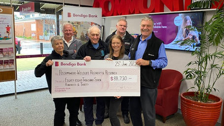 Big Boost to Possumwood’s Wildlife Learning Centre Project from the Bungendore Community Bank